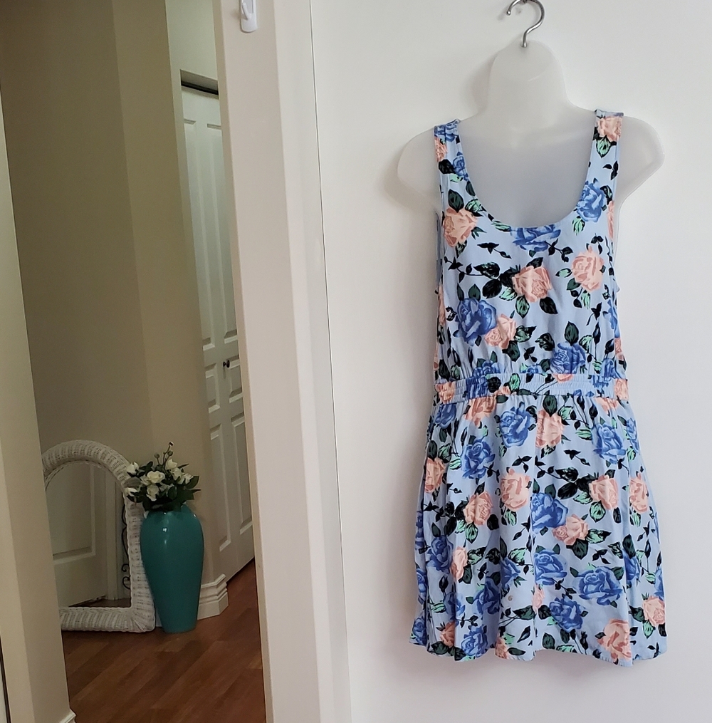 Talulua Floral Sleeveless Summer Dress SMALL fit
